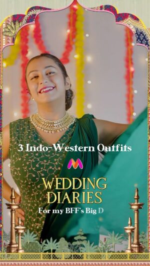 Adrija Ghoshal Instagram - My BFF is getting married so I need to look my best and Myntra Wedding Store has my back!
#MyntraShaadiSzn #MyntraWeddingReady #MyntraWeddingDiaries #WeddingWithMyntra24 #Myntra