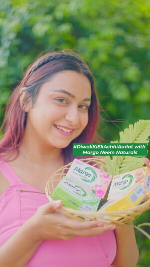 Adrija Ghoshal Instagram - While preparing for Diwali, don’t forget to pamper your skin with ek achhi aadat!

Adding Margo Neem Naturals to my festive skincare routine for soft & beautiful skin,  naturally! With the goodness of neem and other natural ingredients, it’s my go-to for effortless glow this season.

I’m ready to light up my festivities with Margo Neem Naturals. Are you?

#MargoNeemNaturals #EkAchhiAadat #SoftAndBeautifulSkin #SkincareRoutine #HealthySkin #NaturalSkincare #Neem #DailySkincare #BeautySoap