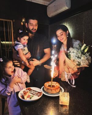 Aiman Khan Instagram - Thankyou for all your lovely wishes ♥️ 
Missing my better half on our birthday a little too much @minalkhan.official ♥️