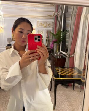 Aimee Song Instagram - I can’t believe February is over already! Did the most during the shortest month! So many exciting things happening in March!!!!!! 🥰❤️

1. 6 months with Milo
2. 6. & 7. Did salmon sperm facial spaced 4 weeks apart at @contrapposto, the most beautiful clinic ever
3. Teo and I in matching pink socks 
4. This @dior bag 😍
5. After our 6 month check up with Milo
7. Cy Twombly aka Cy Teombly hard at work
8. & 9. Sneak peek of my @luluandgeorgia pieces launching in March! OMG!
10. Last ones to leave a party
11. After tennis with @sunset_tennisclub 
12. New @amiyaco shirts launching in March, made in Italy
13. @amiyaco sweater and scarf, back in stock 
14. Favorite @chanelofficial loafers also comes in a sling back 
16. Celebrating Teo’s bday