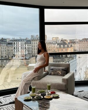 Aimee Song Instagram - What a treat to experience the @diorbeauty Wellness Residency at Cheval Blanc while in Paris #Diorskincare #Diorspa ❤️