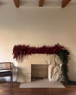 Aimee Song Instagram - Two sisters with major ADHD managed to get the fireplace ready for Thanksgiving. Now the big question is to wreathe or not wreathe?