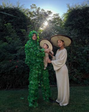 Aimee Song Instagram - Halloween has always been my favorite holiday and it’s so fun to see how much Teo loves Halloween too! What are we going to be now that we’re a family of four?!!!