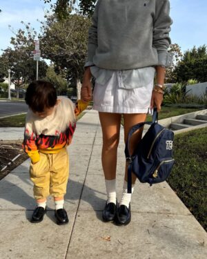 Aimee Song Instagram - He insisted we wear matching loafers