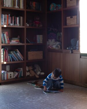 Aimee Song Instagram - Originally, this was Jacopo’s office but now it’s Teo’s room. Right before Milo was born we moved Teo out of his nursery and transformed this room to get Teo excited about switching rooms. @Minted’s art collection ties everything together. Shop Minted Art at 10% off   20% off Minted Stationery and Gifts with code AIMEE.