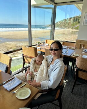 Aimee Song Instagram - Just got back from our first family trip as a family of four! So much good food, a massage to unwind, and 🏄🏻‍♀️ 
@wamonarchbeach #WaldorfAstoriaPartner @waldorfastoria