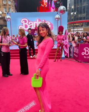 Ainy Jaffri Instagram - Barbie 🩷 London premier 
@mediahouseldn @warnerbrosuk