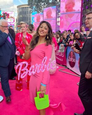 Ainy Jaffri Instagram - Barbie 🩷 London premier 
@mediahouseldn @warnerbrosuk