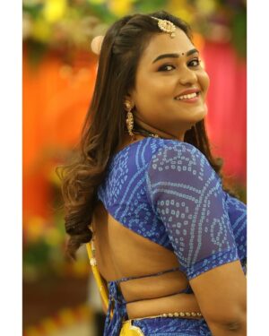 Akalya Venkatesan Instagram - Celebrations 🎉 

Beautiful outfit from @_gina_couture ❤️
MUA @revathisachu_makeoverartistry ❤️
Captured @urs_chandanramesh ❤️
Jewels 💎 @urs_chandanramesh ❤️
#adithyatv #love