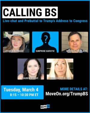 Akilah Hughes Instagram - Watching Trump’s address tonight? Don’t sit through it alone! Join our impressive lineup of lawmakers, host Akilah Hughes, and more for a live rebuttal, fact-checks, and some much-needed laughs. 👉 Comment “BS” (two letters, no spaces) for the RSVP link.