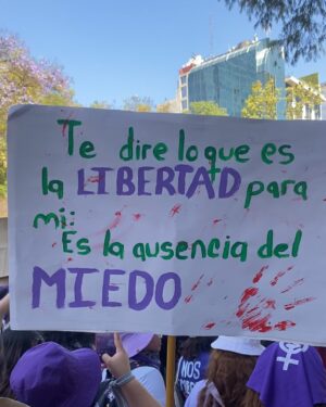 Alejandra Ambrosi Instagram - Somos voz, somos fuerza, somos red. 💜✊🏽

 #8M #JuntasSomosMásFuertes #Hilos #noesunasomostodas