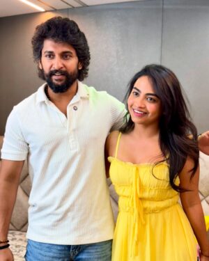 Alekhya Harika Instagram - 2022 lo “ Meet Cute” ani series , nani garu produce chesina series , ah series lo chinna character chesa 
Nani garini kalvadam edi na second time , he remembered and addressed me by that small character I played 
Left me with Happy tears 🥹 and he has been an unknown strength and just his Aura gives such a confidence to a person 

Truly “ Lots of Love “ to an amazing human being and incredible actor ❤️🧿

And can’t wait to watch HIT-3 on May 1st