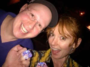 Alicia Witt Instagram - happy birthday to my dear @realmattlucas - the kindest, loyalest friend. if you know him, you know he doesn’t have a mean bone in his body - he is full of love and the last person i know who would want to hurt someone. a recent post of his was misconstrued, and he issued a heartfelt apology. don’t come for my friend now 🫠 in the words of andy pipkin, ‘i ‘ont lik’it’. #mattlucas #hbd #waybackwednesday #wbw