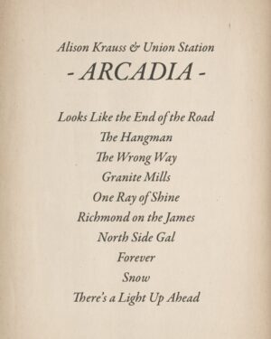 Alison Krauss Instagram - All 10 tracks from ARCADIA, the upcoming album from Alison Krauss & Union Station will be available March 28

Pre-order and pre-save the album at AlisonKrauss.com