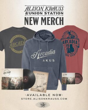 Alison Krauss Instagram - New merch for the upcoming album ARCADIA by Alison Krauss & Union Station is available now at AlisonKrauss.com.