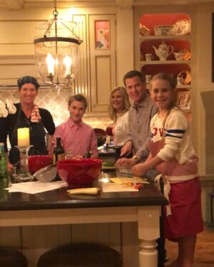 Alison Sweeney Instagram - Gotta say this was one of my favorite #valentinesday schemes - we hired a wonderful chef to teach us how to make a delicious dinner and we all had fun working together. ❤️ #family