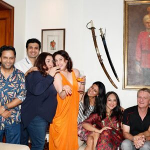 Amrita Raichand Instagram - Was such a pleasure to host the Maharani of Baroda; the lovely @radhikaraje along with some of my very special and distinguished guests for a memorable dinner at our home… It was an evening filled with flavors, stories and warmth. Grateful for the company, the conversations and the shared love for fine food and culture… ❤️#amritaraichand #chefandbeyond #hostedwithlove #asrworld