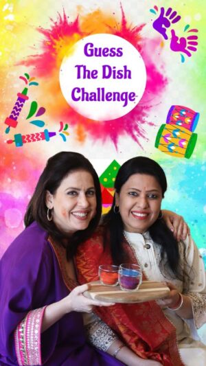 Amrita Raichand Instagram - “Hey chefs, can you guess the dish?” Said my genz team to me and @mintsrecipes and it sounded like a challenge to us🤔

I'm dyin' over how they've twisted our seedhe saadhe sundar shabd like a jalebi! 😂 Watch till the end to see if we get it right!

Outfit by @neenaksahi 

#foodvibes #holivibes #happyholi #foodchallenge #guessthedish #guessthedishchallenge #foodlovers #celebration #holivibes #colours #festivals #holichallenge #festivalofindia #tasty #amritaraichand #chefandbeyond #asrworld
