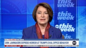 Amy Klobuchar Instagram - What happened in the Oval Office is yet another example of the chaos that has defined the Trump administration. President Zelensky came in good faith, but instead of support, he was met with hostility. America must stand with democracy and the Ukrainian people.