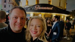 Amy Smart Instagram - What a night!! My cutie brother Adam was my date 🌟HBO Original Season 3 Premiere of #TheWhiteLotus @hbo @thewhitelotus can’t wait to see what happens!