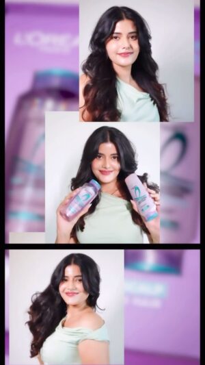 Anahita Bhooshan Instagram - No more greasy roots, just fresh & bouncy hair with @lorealparis Hyaluron Pure Range! Now at  @myntrabeauty ✨ 

#MyntraBeauty #FreeYourHair #HyaluronPure #LorealParisHairCare #LorealParisIndia #Ad
