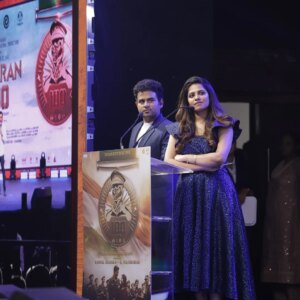 Angelin B Instagram - Million dollar pictures 
Happy to be a part of this success 🏆💪
#Amaran 100 
Pictures with my absolute favourites ❤🧿

@rjvijayofficial 
@djblackchennai

#amaran #sk #new #success