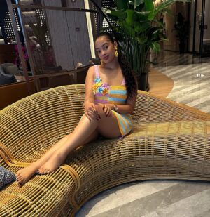 Anita Fabiola Instagram - Aura is pressure in my @fashionnova “Alexis crochet mini dress.”