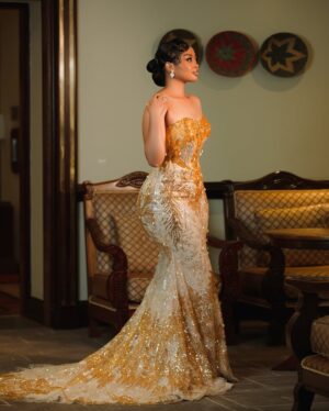 Anita Fabiola Instagram - Miss Uganda 2024 grand finale host, look 2. 
Dress @berylanita @berylqouture_weddings 
Hair @mbajja_sean 
MUA @glam_bykeith 
Accessories @dolphincollection_ug 
📸 @samiezweddings