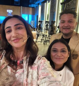 Anoushey Ashraf Instagram - It’s been chaotic, tiring and a ton of fun…. So far!

 #bts #work #adamschef #comingsoon