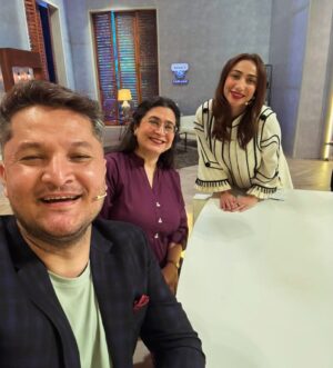 Anoushey Ashraf Instagram - It’s been chaotic, tiring and a ton of fun…. So far!

 #bts #work #adamschef #comingsoon