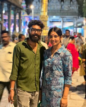 Anshita Akbarsha Instagram - “OM NAMAH SHIVAYA” ✨🤍🧿🕉️
#beblessed #shiva #kabaliswarartemple