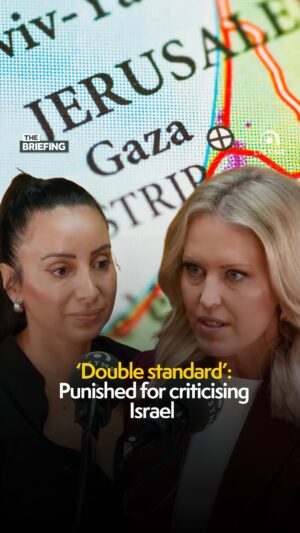 Antoinette Lattouf Instagram - Holding truth to power has underpinned the career of Jen Robinson, particularly regarding human rights violations. 
 
On this episode of the Weekend Briefing, @antoinette_lattouf and @suigenerisjen discuss why it’s concerning that Israel remains largely immune from criticism in Australia, and why this is not the case for other countries.

🎧 The Briefing: From Julian Assange to Amber Heard: The Australian lawyer behind it all

#Palestine #Israel #humanrights #thebriefing