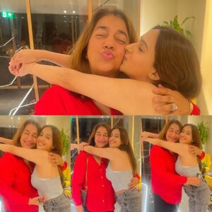 Anu Ranjan Instagram - A piece of my Heart ♥️ 
Wishing you a very happy birthday full of love happiness and all that your heart desires 💝
Mere dil ki Dhadkan 💓