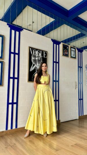 Apoorva Sharma Instagram - Embrace the warmth of the season with @zilaire.official vibrant spring collection to keep you looking fresh all summer long! 💛✨🌼

PR @braanding_b @brandwave_pr 
📍@noubajaipur
#springcollection #springfashion #summer #summertime #ootd #ootdfashion #yellowdress #springtime #fashionblogger