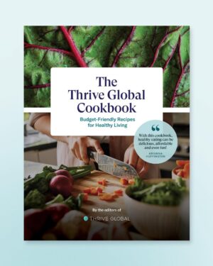 Arianna Huffington Instagram - So loved dinner with @inagarten last night — and highly recommend her beautiful memoir “Be Ready When the Luck Happens.” Also grateful to her for donating recipes to our free Thrive Global Cookbook, which shows that cooking at home can be easy, affordable and delicious.