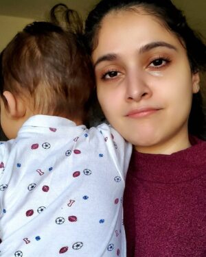 Arij Fatyma Instagram - I have to always wake up and never let mommy do anything skincare related 🥴