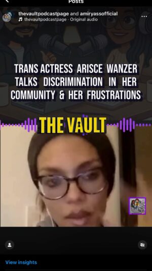 Arisce Wanzer Instagram - From visibility to vulnerability, Arisce Wanzer gets real about the trans experience in America—breaking down the challenges, misconceptions, and the resilience of the community. In a world that’s still catching up, her voice is one that demands to be heard. 💬💖ArisceWanzer #TransRights #LGBTQVoices #TheVaultPodcast 🏳️‍⚧️
