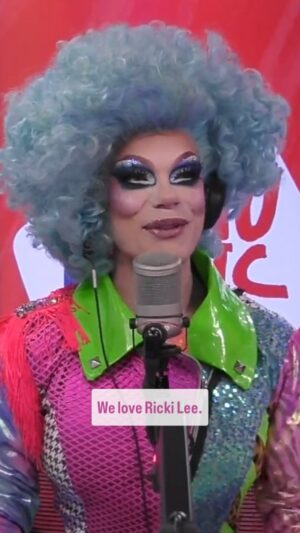 Art Simone Instagram - @therickilee is the backbone of the gay community and that’s facts #ausmusicshow #nova 💒🙏 

@rtist_ takes over the aus music show across Australia for Mardi Gras this Sunday 🌈 listen live on the nova player