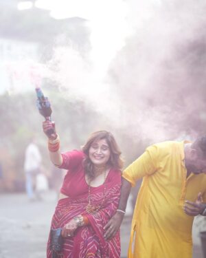 Arti Singh Instagram - Hamari pehli holi ❤️
