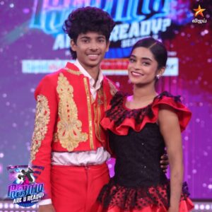 Arunima Sudhakar Instagram - 90s round ❤️‍🔥

Choreographer: @vardha_master 
@iam_dhanush_official._ @rishi_kumar_jodi 

#jodi #jodiareyoureadyseason2 #jodiareyouready #dance #vijaytelevision #dance_gurunath