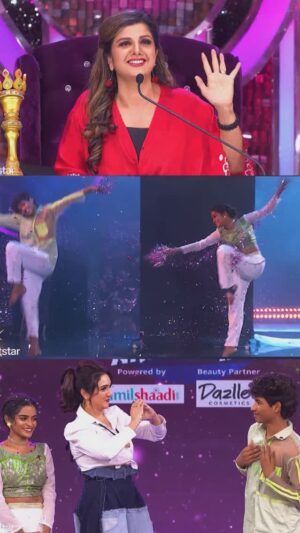 Arunima Sudhakar Instagram - 💚💚

Choreographer: @vardha_master 
@iam_dhanush_official._ @rishi_kumar_jodi 

#dance #jodiareuready #jodiareureadyseason2 #vijaytelevision #performance #dance_gurunath