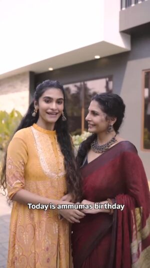 Asha Sharath Instagram - Planned a little surprise for Amma on her birthday, and her smile proved that age is just a number! Her joy, energy, and love are forever timeless. ❤️✨ #AgeIsJustANumber #HappyBirthdayAmma #ForeverYoung