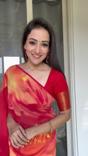 Asritha P Instagram - Styling pathudalama !! ❤️
#asrithasreedas #traditional #saree #asrithasreedas #actress #influencer #promotion #viral #instagram #reelsinstagram #songs #fashionblogger #collaboration