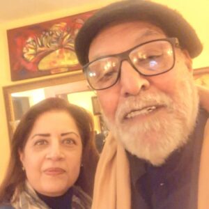Atiqa Odho Instagram - Visited my dear friend and mentor the great #GhazanfarAli who launched many talented professionals in our entertainment industry through his platforms #Combine & #IndusVision. A visionary who started the first privately produced drama in Pakistan decades ago! Happy New Year Big G and thankyou for it all. Stay blessed. 

#Pakistani #PakistaniDrama #Iconic #Entertainment #Heros #Friendship