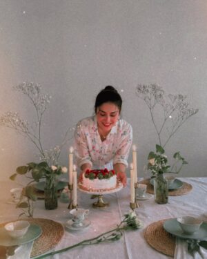 Ayeza Khan Instagram - While the two boys of the house were away, my bestie and I decided to put on a little surprise for Danish for his birthday. Upon their arrival, Rayan thought the surprise was for him so we had to play it off as a little surprise brunch for the “boys” rather than for Danish’s birthday. 

P.S. I love that Hoorain is slowly transitioning from my baby to almost like a little sister! 🎂