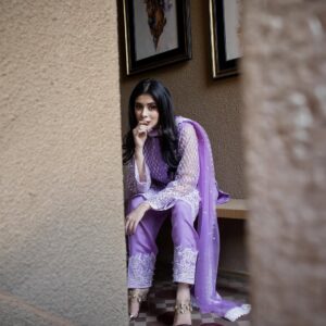 Azekah Daniel Instagram - Azekah Daniel appears absolutely radiant wearing our stunning Amethyst Set , a dazzling piece from our meticulously designed Aureate Edit featured in our Eid collection.

Secure your own piece now by visiting www.sanoberazfar.com/luxury-pret or contacting us via
WhatsApp at  92 3000881520 for further details and personalized assistance.