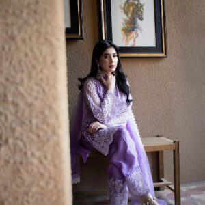 Azekah Daniel Instagram - Azekah Daniel appears absolutely radiant wearing our stunning Amethyst Set , a dazzling piece from our meticulously designed Aureate Edit featured in our Eid collection.

Secure your own piece now by visiting www.sanoberazfar.com/luxury-pret or contacting us via
WhatsApp at  92 3000881520 for further details and personalized assistance.