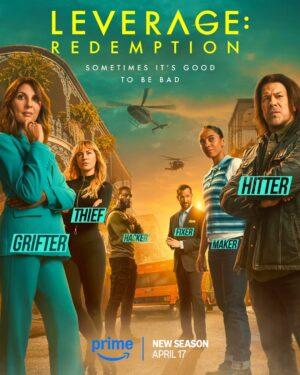 Beth Riesgraf Instagram - Pros at being cons.
Leverage:Redemption New Season premieres April 17 on @primevideo 🥳

Tag your fellow Leverage lovers and spread the word! Thank you for your support #grifters! Let’s make this season unforgettable together! 

💰💻🥊⚖️💋🤖🥨 

@leverageredemption #leverageredemption