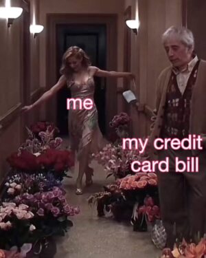 Betsey Johnson Instagram - The only things I know how to let go of is paying my credit card bills and responding to emails