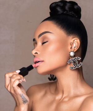 Blac Chyna Instagram - “Chyna Doll “ Matte Lipstick @heartspurecosmetics www.HeartsPureCosmetics.com